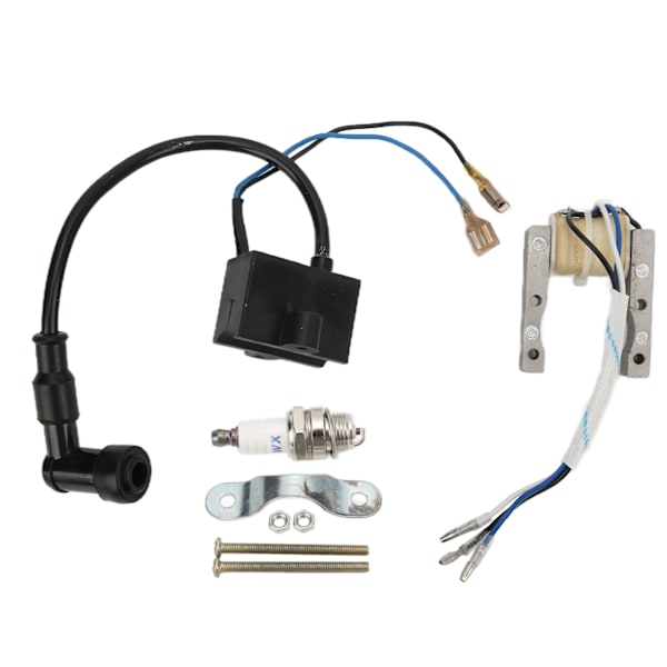 Magneto Stator Tändspole Tändspolsmodul CDI-Kit Metall Gummi för 49cc‑80cc Motoriserad Cykel