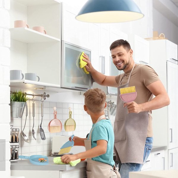 Pieni rikkalapio ja harjasarja Mini rikkalapio ja harjasarja