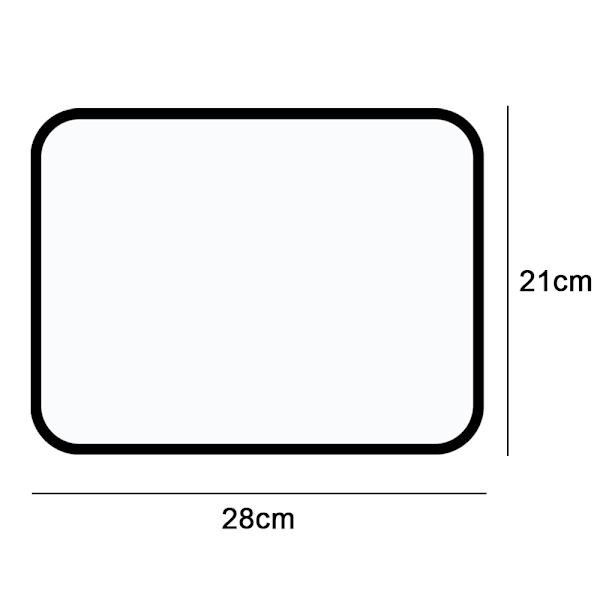 Magnetisk whiteboard - enkel å skrive på og rengjøre, fleksibel