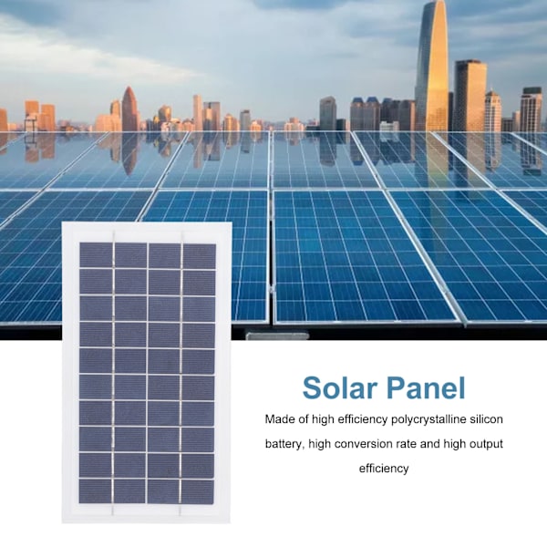 Solenergisystem för utomhusbruk, 12V solpanel för nödbelysning solförsörjning med bärbar solcellsladdare
