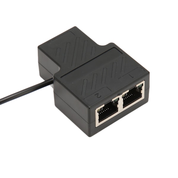 100Mbps Ethernet Splitter RJ45 1 till 2 Hög Hastighet Ethernet Splitter Adapter med USB Strömkabel