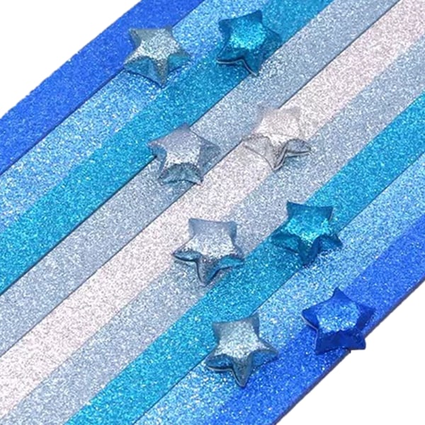 520 Origami stjerner papirpakke gør det selv-papir