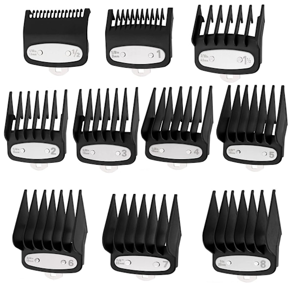 Clipper Guards Skæreguider til Wahl Clipper med Metal