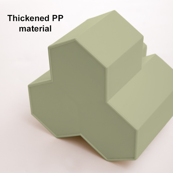 Hexagonal diamantpennhållare, student skrivbordsstationär förvaring