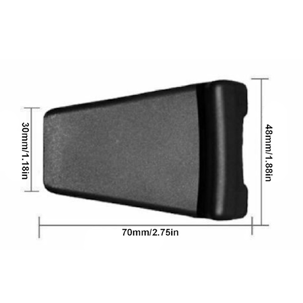 4 st 70 mm Däckbytarfälgklämmor Skydd Hög Hållfasthet Förhindrar Hjulskador