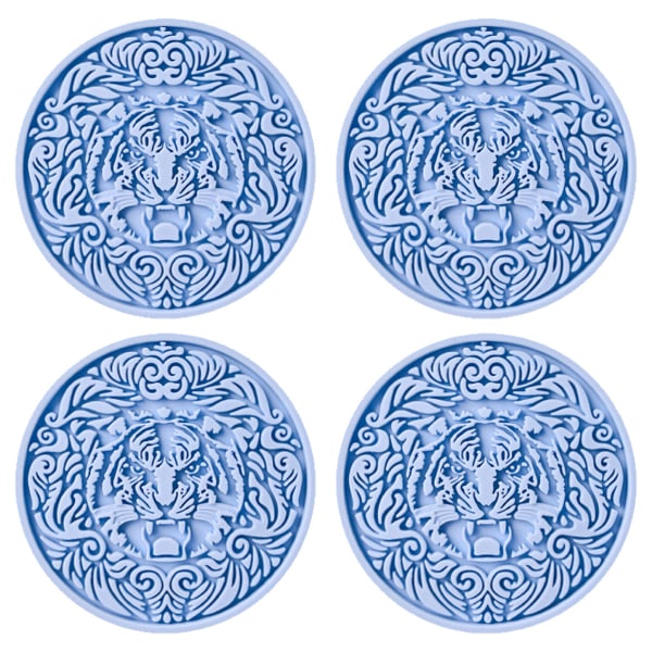 4 silicone coasters round thickened sink coffee coasters Westin wine glass bar coasters