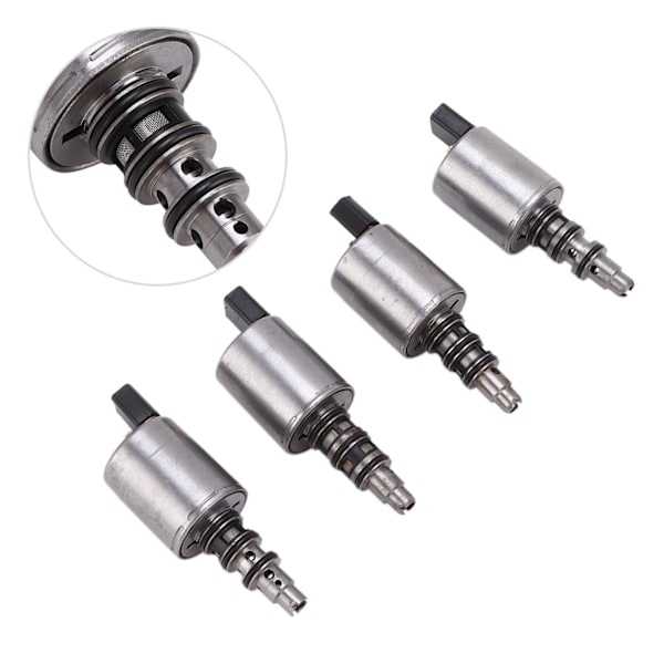 4 kpl Vaihteiston solenoidiventtiiliä 0AM DQ200 DSG Plug and Play Metalli Korkea kovuus Korroosionkestävä