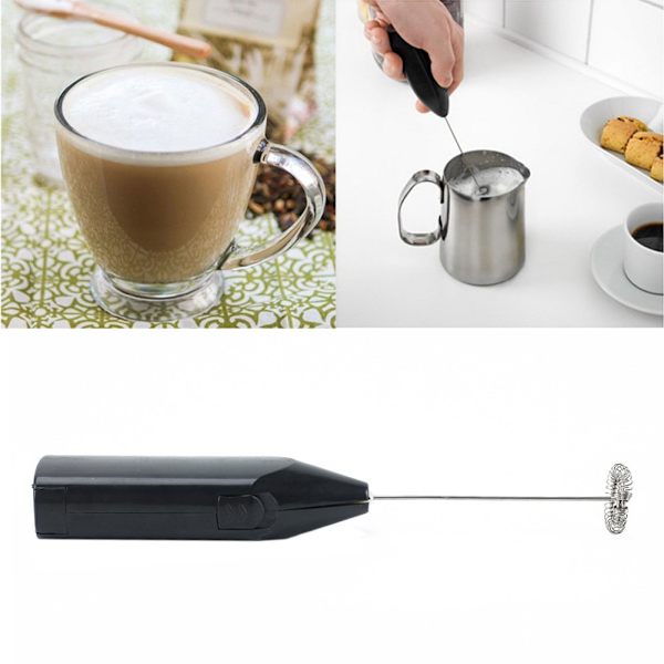 Automatisk design Mini håndholdt elektrisk mikser håndholdt melkeskummer Håndholdt røreverk Elektrisk skummaskin Melkeskummerstav for kaffe Cappuccino