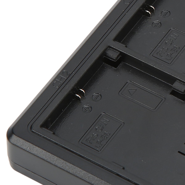LCD dobbelt USB-oplader med TypeC-interface til LPE6-modelkamera-batterioplader