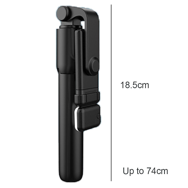 Selfie Stick, Bærbar Aluminiumlegering Selfie Sticks Stativ med
