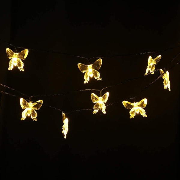 Solar String Light Butterfly Light, 20/30/50 Led Garden Light fo