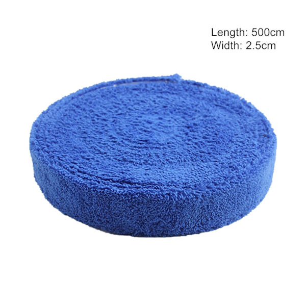 Superabsorberende Bomulds Tennisracketgreb Anti-Slip Svedt Greb Tape til Tennis og Badminton Racket