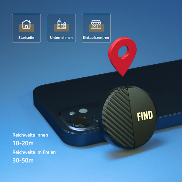 Avainhakija 4 kpl Avainhaku sovelluksella Bluetooth iOS ja Android esineiden paikannin auton avaimille lemmikkieläinten lompakoille tai repuille