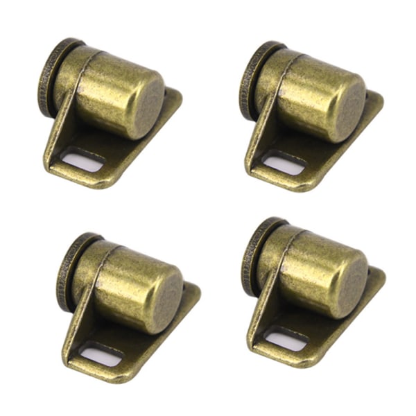 Magnetisk skåpdörrspärr med magneter för skåpdörrspärr Green bronze 4pcs