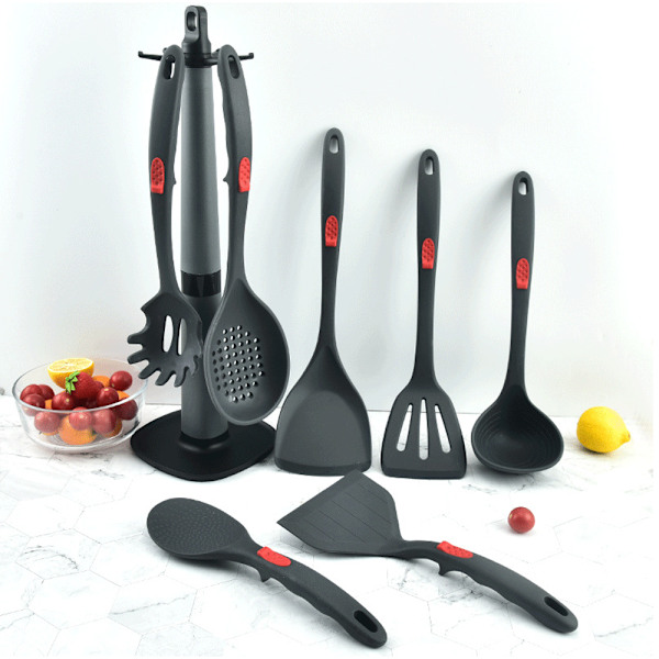 Hushållsspatel i silikon, non-stick, speciell grytspatel