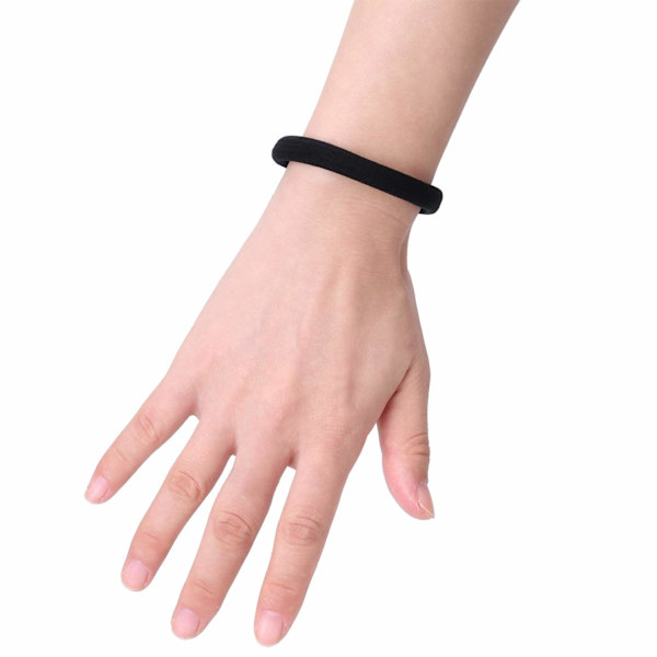 20 st stora stretchiga hårband för hästsvansar