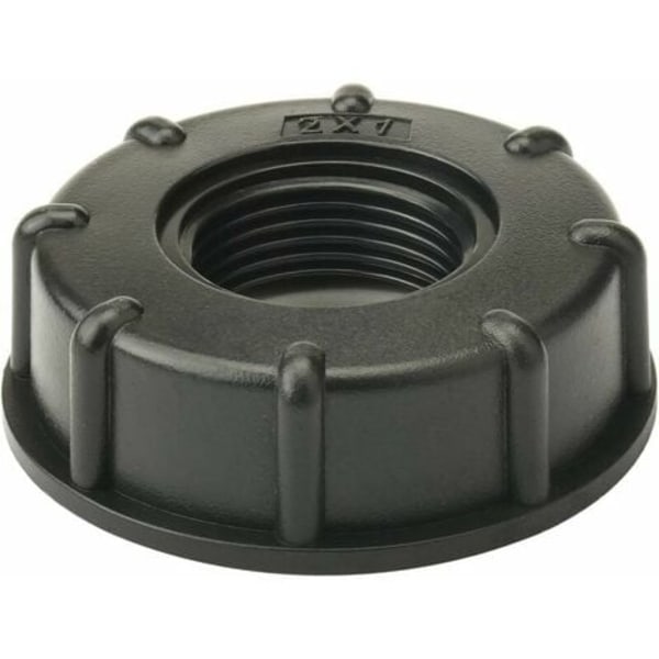 S60x6 cap for 1000 liter tank, 1 inch