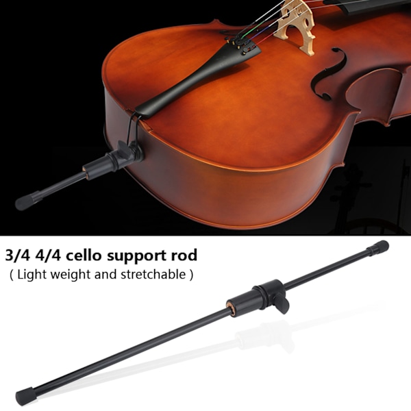 1 stk. Carbonfiber Cello Endpin Instrument End Pin Tilbehør til 3/4 & 4/4 Størrelse Celloer