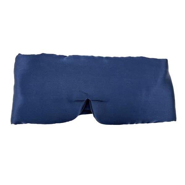 Adjustable Double-Sided Silk Sleep Mask NavyBlue NavyBlue 42