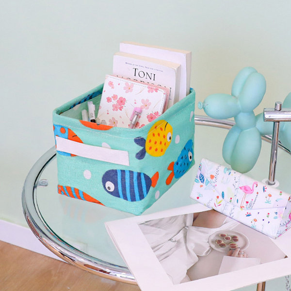 Baby Kids Leksak Bin Förvaring Korg Fällbar Leksak Förvaring Organizer