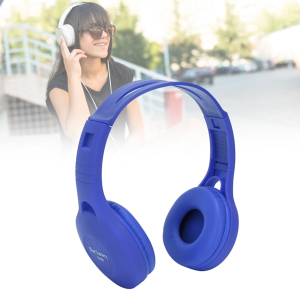 G58 Hodemontert Bluetooth-headset Bluetooth 5.0 Stereo Bluetooth-headset for Sportsbruk (Blå)