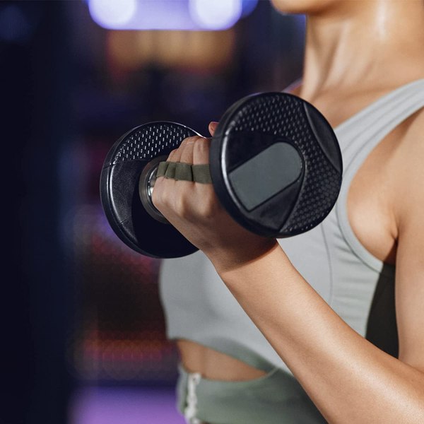 Gripkuddar för tyngdlyftning 4 Finger Loop Gym Workout Handskar