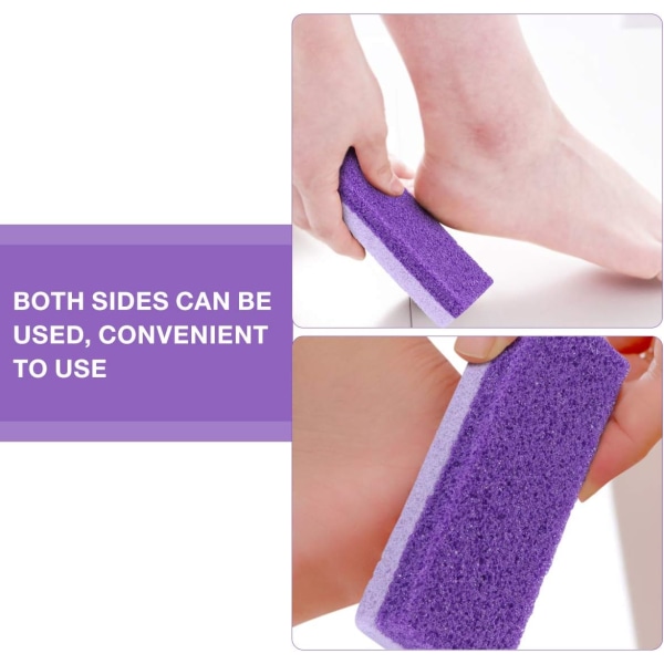 2 stk Foot Stone Feet Exfoliator Tool Block Callus Remover