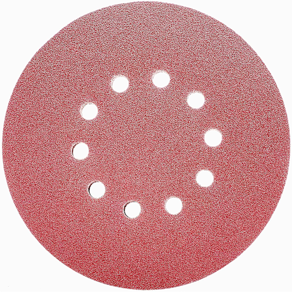 Hiomakiekot Hiekkapaperi 225Mm.10 Reikää, 15 Hiomakiekkoa: 225Mm Tarranauha Rei'itetty Hiomakiekot 240 Karkeus Itseliimautuva Giraffihiontakonetta/Seinää Varten