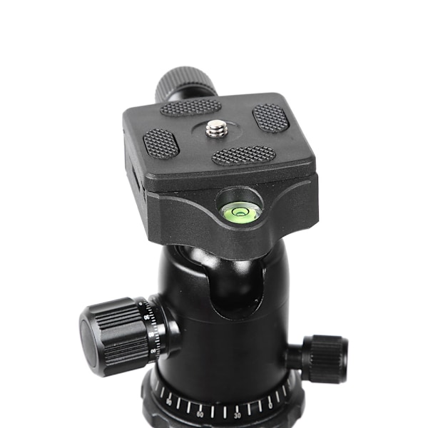ZOMEI Q666C Kolfiber Svart Portabel Rese Monopod Kulhuvud Stativ för DSLR Digitalkamera