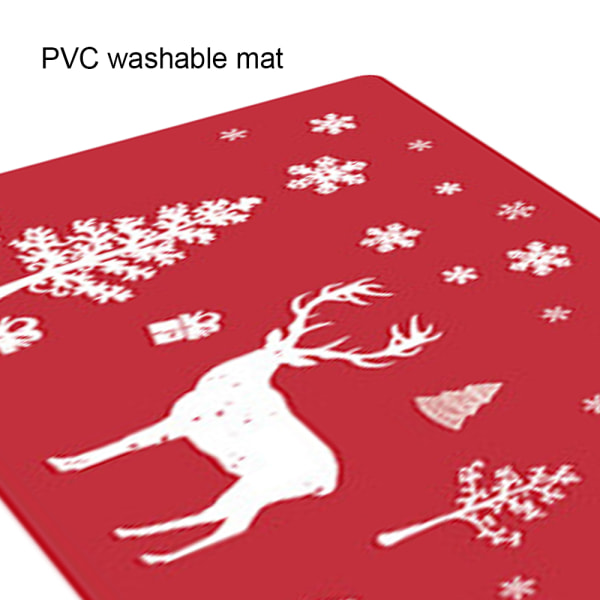 Joulupöytämatot lasinaluset, PVC- printed lautasaluset