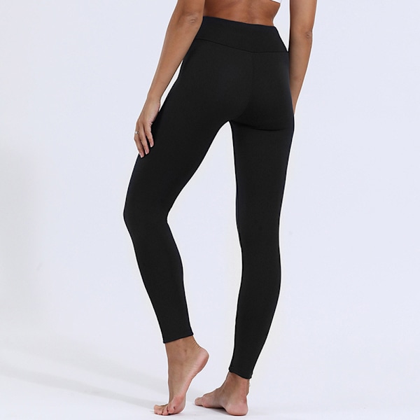 Kvinder Termiske Leggings Fortykkede Fleece Forede Leggings Højtaljede Termiske Leggings Forede Kvinder Vinter Varme Strømpebukser Slim Bukser Uigennemsigtige Sports Leggings