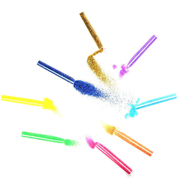Glitterpulver Set Färgglad Glitter Shaker 12 Pack Fint Glitterpulver för Naglar Kropp Ansikte Kosmetisk Hantverksdekoration Festival Dekoration