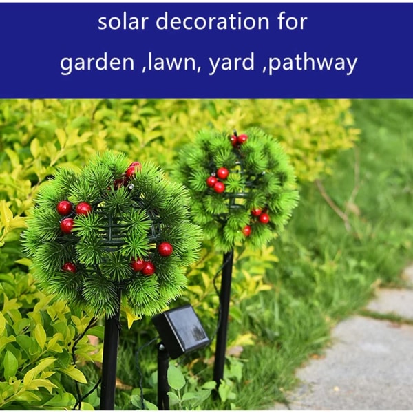 Solar Lights Outdoor Garden Dekorativ Multi- Color Changing Flo