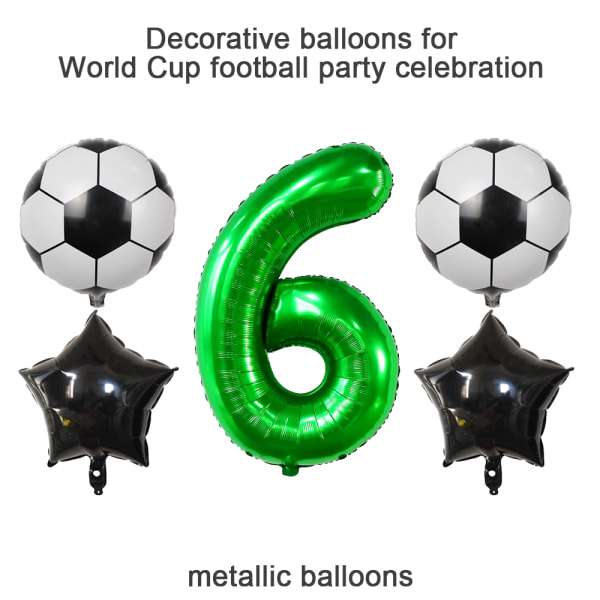 Jätteballong, ballongnummer, ballonger till födelsedagar, fotboll