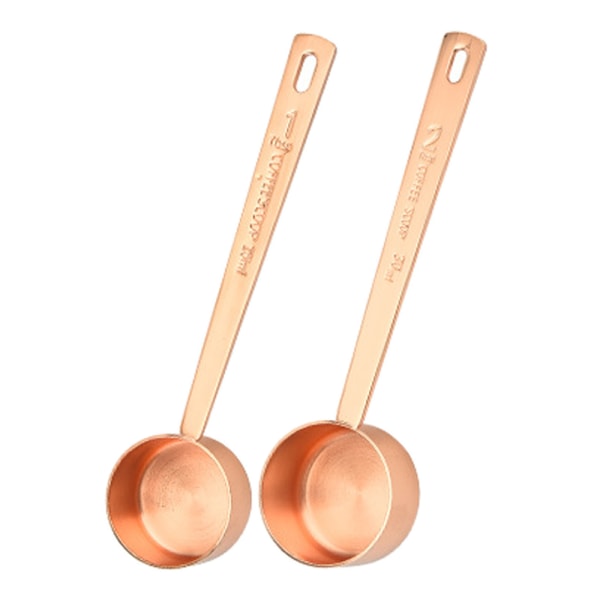 Kaffeskop- set - 1 msk (15 ml) & 2 msk (30 ml) Mätning rose gold