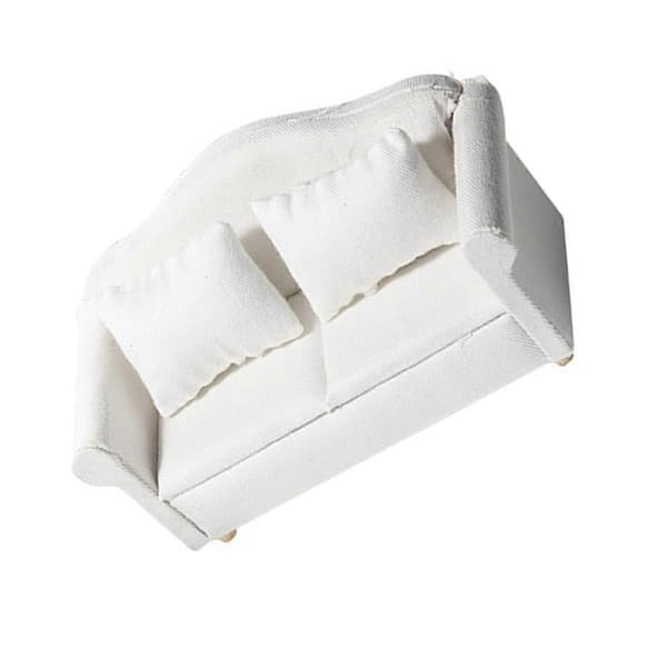 Miniatyr Träsoffa Dockhus Möbler Modell för Dekoration 1Set