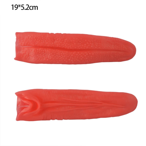 2 kpl Extra Long Tongue Rubber Prop Halloween Party Costume Acce