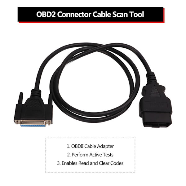 OBDII OBD2 CAN Hovedkabel Diagnostisk Ledning EAC0093L01A Erstatning for Snap‑On Ethos EESC312 93L