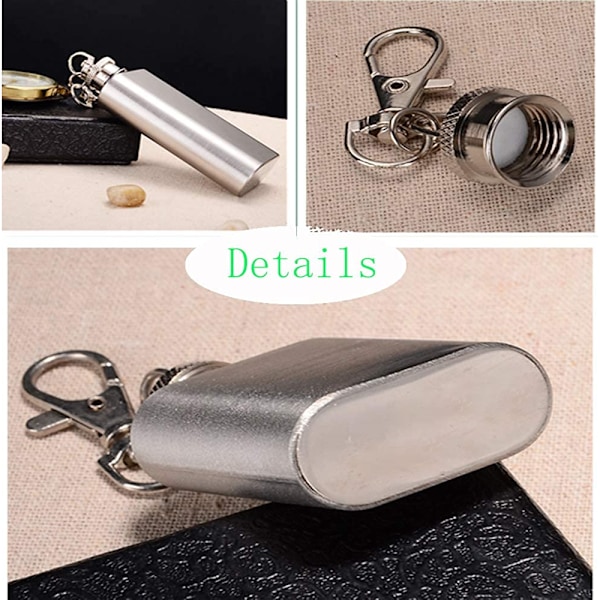 Gaver til gutt/menn/forlover, mini hip flask nøkkelring, vinkanne