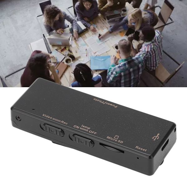 Mini-runkokamera Yökuva HD1080P 90 asteen kamera Tukee 128 Gt:n puettavaa videonauhuria pidikkeellä kotiin ja urheiluun