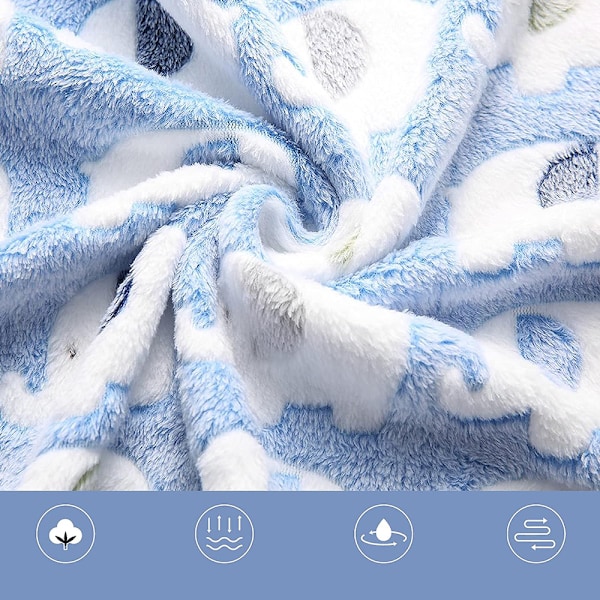 3 pehmeää ja pörröistä premium-fleece-lemmikkipito, flanellipäällyste koiralle, pennulle, kissalle, norsulle
