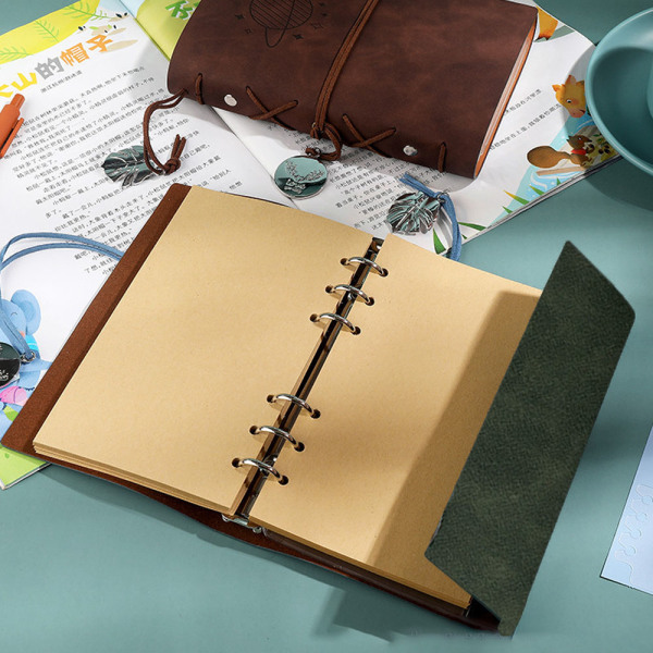 Journal Notebook, Dagbog Skitsebog Gaver, Kraftpapir Indre