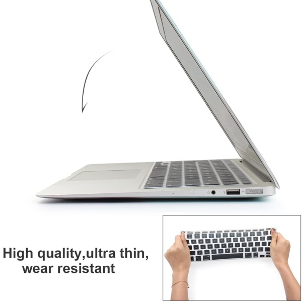 Ultra Thin Keyboard Cover Skin MacBook Air/Pro13" ja 15"