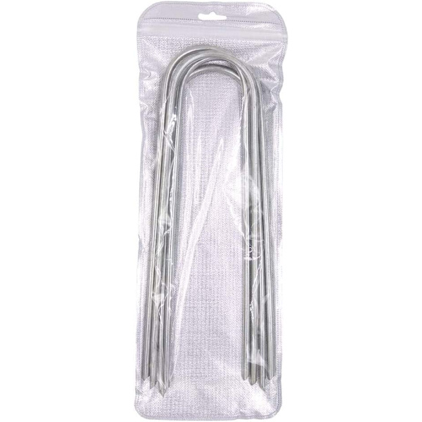 Trampolin Vind Stakes Heavy Duty U Type Skarpe Ender Sikkerhed
