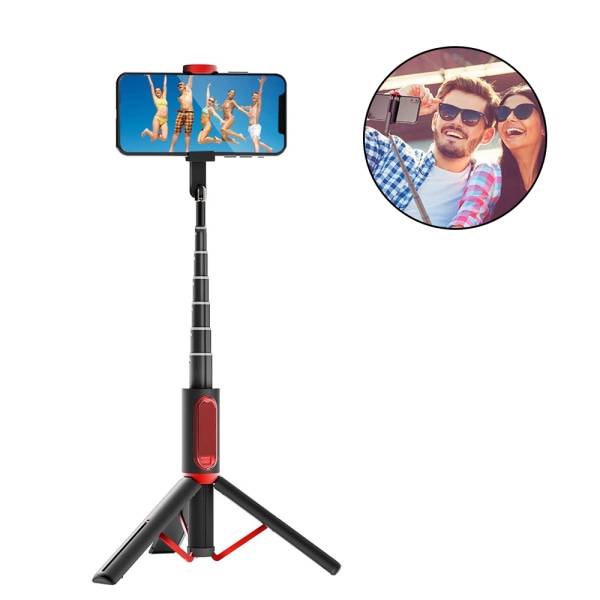 Selfie Stick Tripod Gimbal Stabilisator med trådløs fjernbetjening