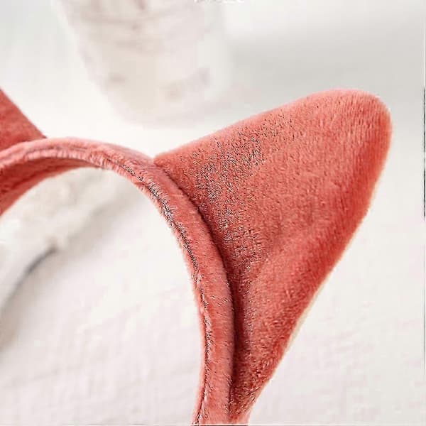 2-pack fladdermusformade cosplay-hårband, rosa tyg Halloween-håraccessoar för barn Pink