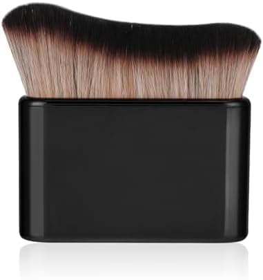6.8x7cm Selvbrunerbørste Blød Kropsmakeupbørste Bærbar Selvbrunerbørste Selvbrunerbørste Ansigtsbørste til Krops- og Benmakeup (B