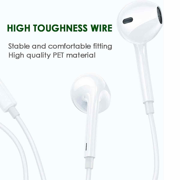 APPLE Earpods (In Ear - Mikrofon - Brusreducering - Vit)