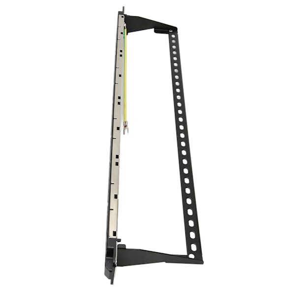 CAT5e Patch Panel 24 Porter Anti Interferens Stabil Polert Metall CAT6 Rackmonterings Panel for 19 Tommers Rackskap