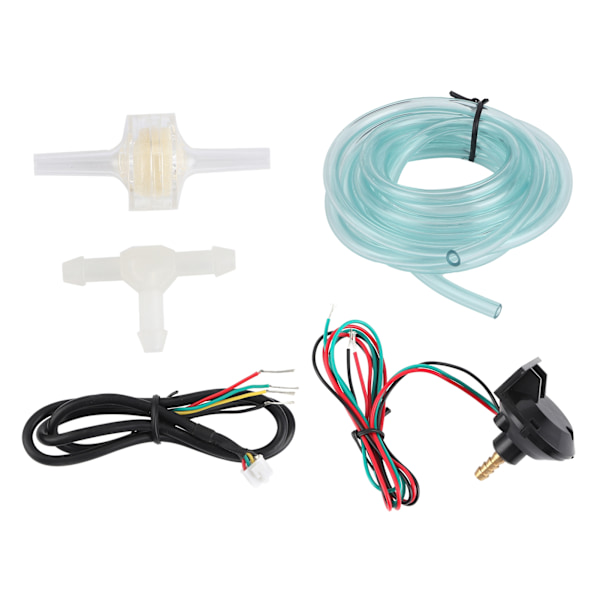 2-in-1 12V Turbo Boost -mittari ‑30‑30PSI mittausalue, valkoinen valo, universaali